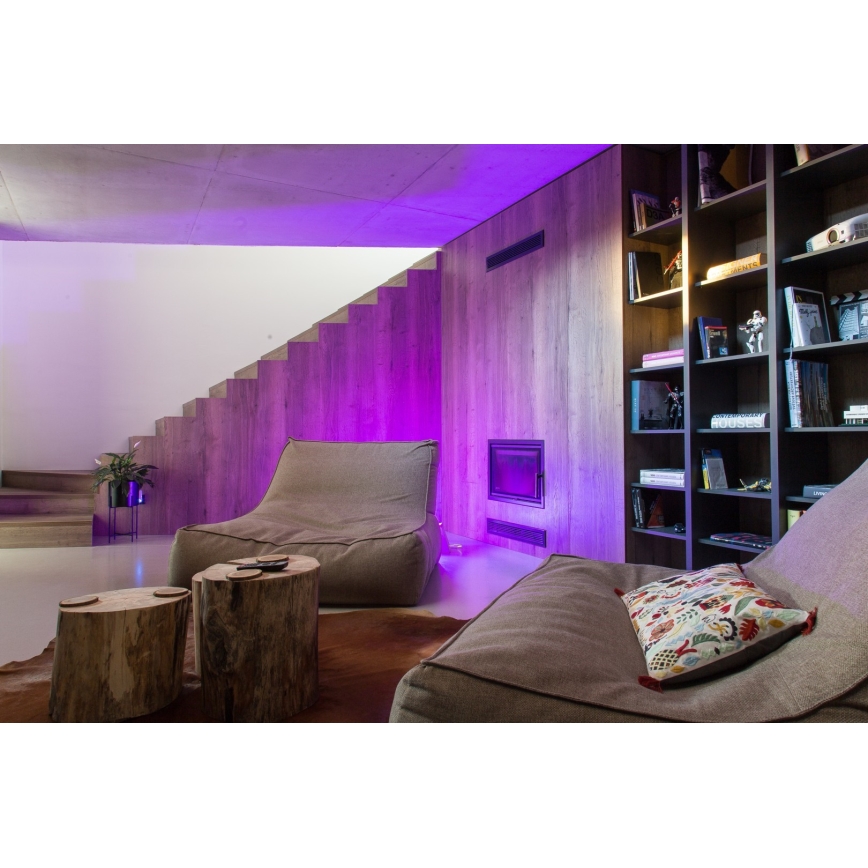 Immax NEO 07745CDO - Комплект от 3 LED крушки RGB+CCT, димируеми, E14/6W/230V, Tuya Wi-Fi + дистанционно управление
