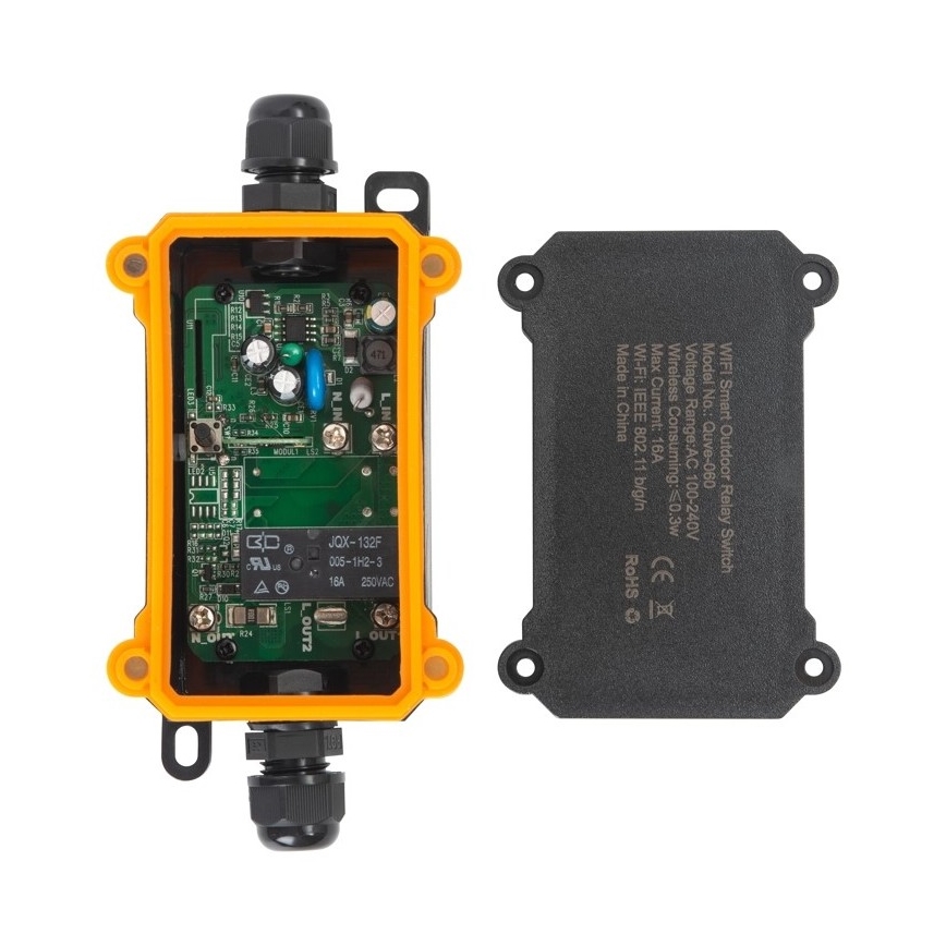 Immax NEO 07746L - Екстериорен смарт превключвател NEO LITE 3680W/230V/16A IP68 Wi-Fi Tuya