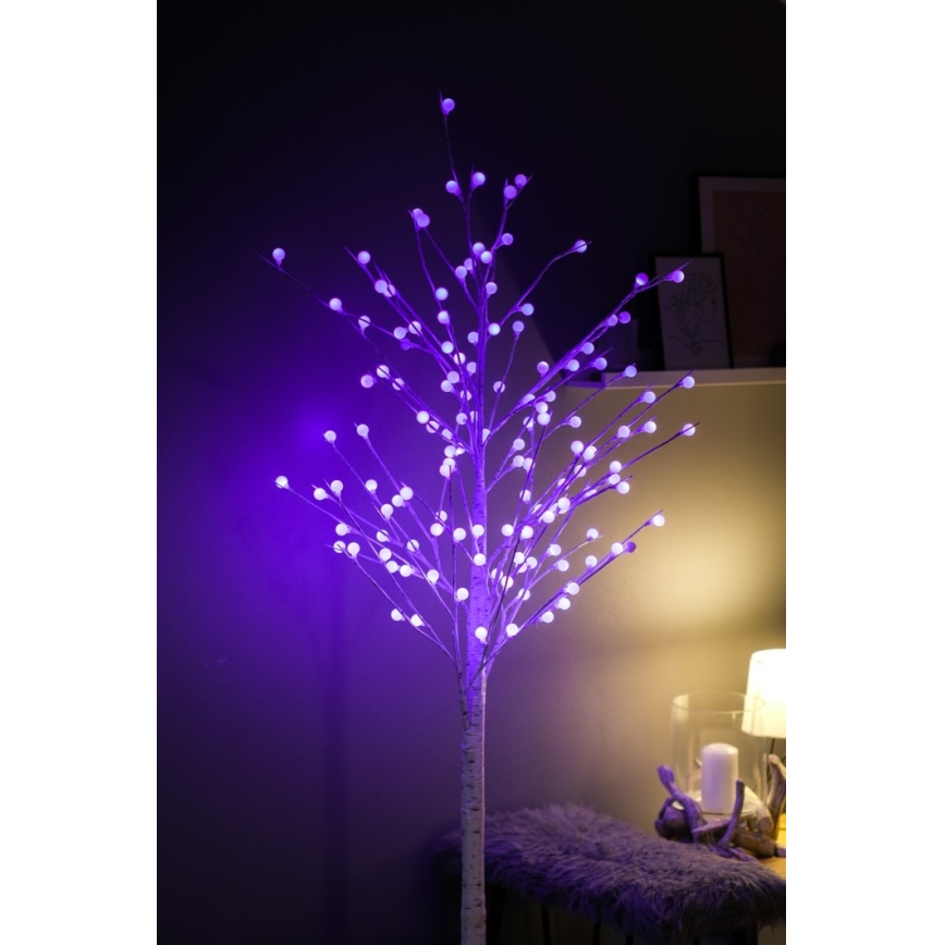 Immax NEO 07750L - LED RGB+CW Димируем екстериорен Коледна декорация NEO LITE LED/7,2W/230V 1,8 м IP44 Wi-Fi Tuya дърво