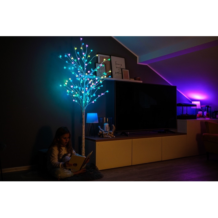 Immax NEO 07750L - LED RGB+CW Димируем екстериорен Коледна декорация NEO LITE LED/7,2W/230V 1,8 м IP44 Wi-Fi Tuya дърво