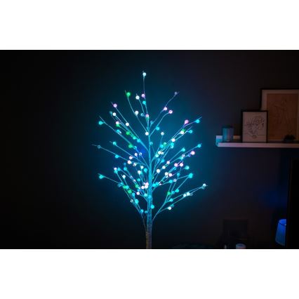 Immax NEO 07750L - LED RGB+CW Димируем екстериорен Коледна декорация NEO LITE LED/7,2W/230V 1,8 м IP44 Wi-Fi Tuya дърво