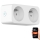 Immax NEO 07751L - Смарт сплитер с контакти NEO LITE 2x16A/230V Wi-Fi Tuya