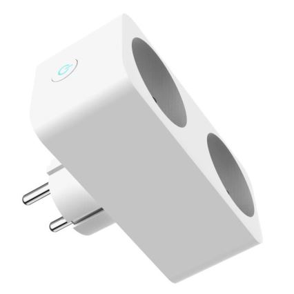 Immax NEO 07751L - Смарт сплитер с контакти NEO LITE 2x16A/230V Wi-Fi Tuya