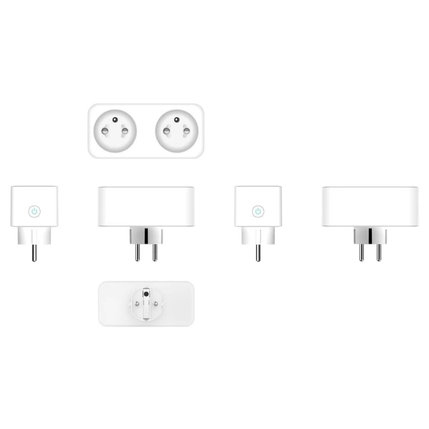 Immax NEO 07751L - Смарт сплитер с контакти NEO LITE 2x16A/230V Wi-Fi Tuya