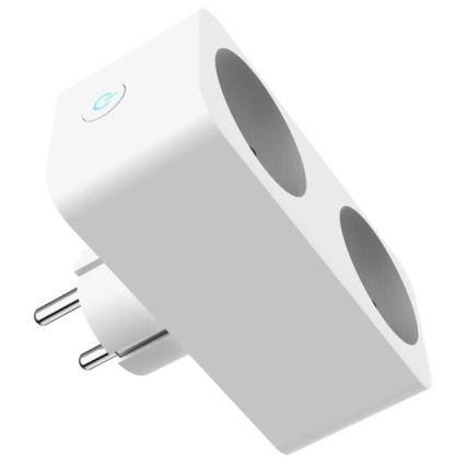 Immax NEO 07752L - Смарт сплитер с контакти 2x16A/230V Tuya