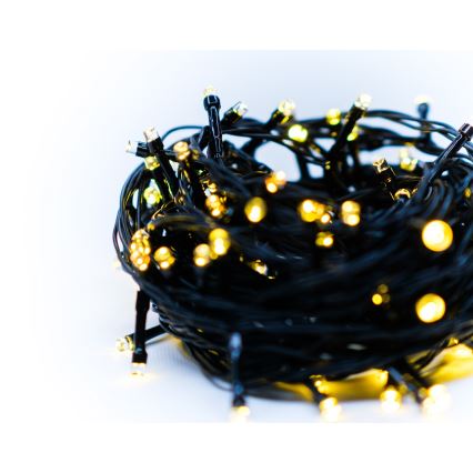 Immax NEO 07755L - LED Димируем екстериорен верига NEO LITE 400xLED/8 функции 43m IP44 Wi-Fi Tuya топло бял