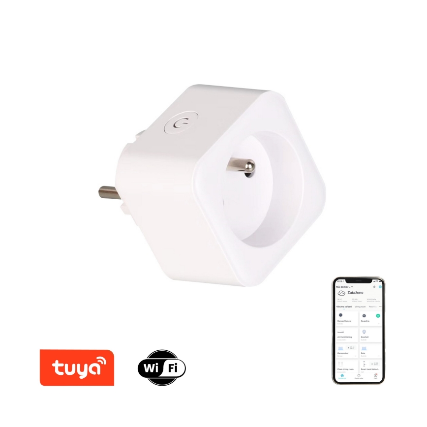 Immax NEO 07762L - Смарт контакт NEO LITE 3680W/230V/16A Wi-Fi Tuya