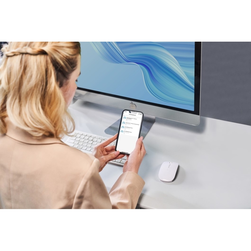 Immax NEO 07764L - Ключалка за врата с клавиатура и смарт портал Tuya