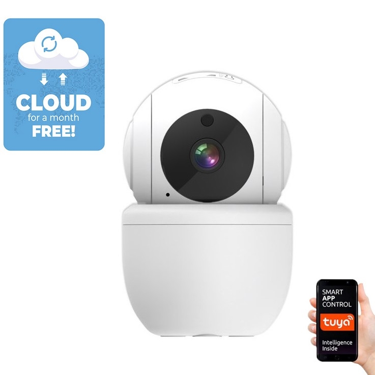 Immax NEO 07766L - Smart интериор камера със сензор 4MP 5V Wi-Fi Tuya