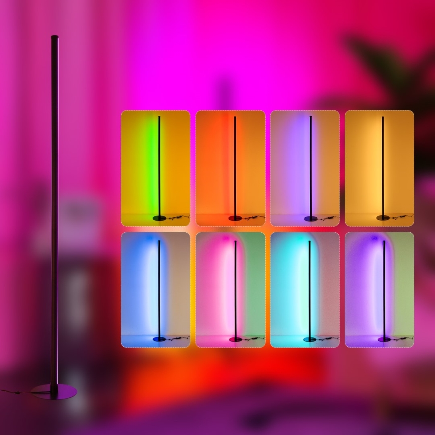 Immax NEO 07776L - LED RGB Димируем лампион AMBIENTE LED/12W/230V Wi-Fi Tuya + дистанционно управление
