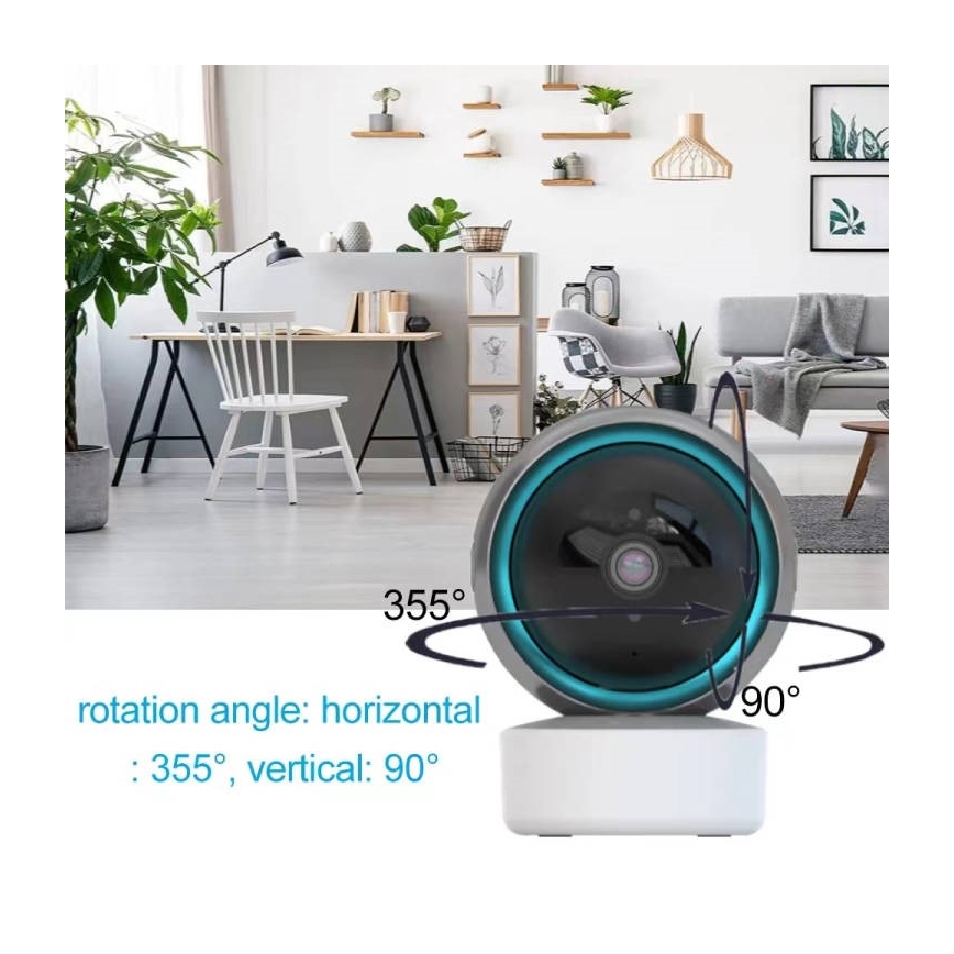 Immax NEO 07781L  - Smart интериор камера със сензор EYE NEO LITE 355° P/T 5MP Wi-Fi Tuya
