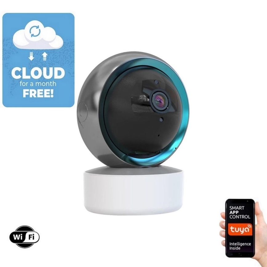 Immax NEO 07781L  - Smart интериор камера със сензор EYE NEO LITE 355° P/T 5MP Wi-Fi Tuya