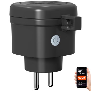 Immax NEO 07787L - Умна външна розетка NEO LITE 3680W/230V/16A IP44 Wi-Fi Tuya SCHUKO