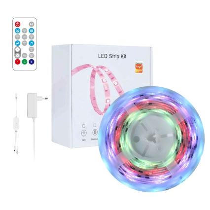 Immax NEO 07791L - LED RGB Димируема лента NEO LITE LED/18W/230V 5m IP65 MUSIC Wi-FI Tuya + дистанционно управление