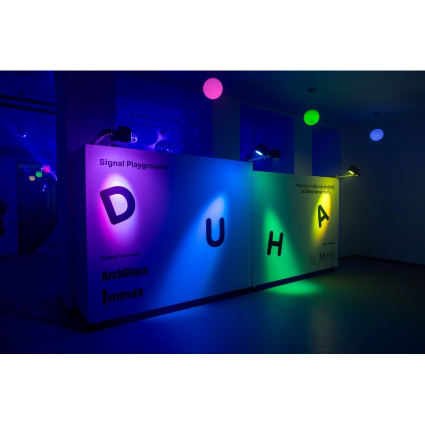 Immax NEO 07794CDO - Комплект 3x LED RGB+CCT димируема крушка E27/14W/230V 2700K–6500K Tuya Wi‑Fi + дистанционно управление