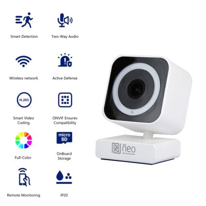 Immax NEO 07796L-Интелигентен интериор камера със сензор LITTLE CUBE 3MP 5V Wi-Fi Tuya