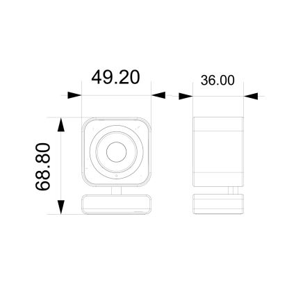 Immax NEO 07796L-Интелигентен интериор камера със сензор LITTLE CUBE 3MP 5V Wi-Fi Tuya