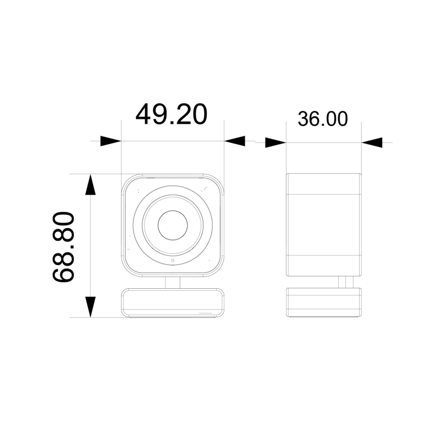 Immax NEO 07796L-Интелигентен интериор камера със сензор LITTLE CUBE 3MP 5V Wi-Fi Tuya