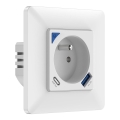 Immax NEO 07800L - Смарт щепсел 16A/230V + 1xUSB-A+1xUSB C Tuya