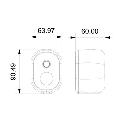 Immax NEO 07802L - Интелигентна външна соларна камера със сензор BARREL 5000 mAh Wi-Fi Tuya IP65