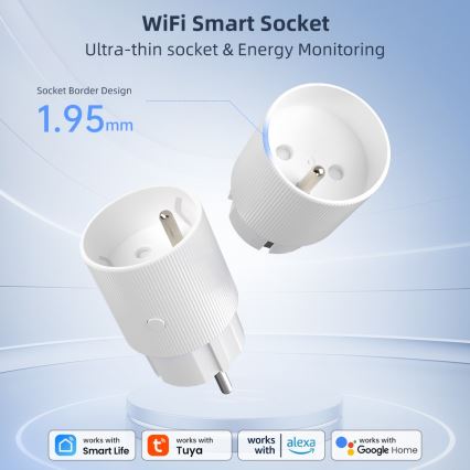 Immax NEO 07812L - Умен контакт E 3500W Tuya Wi-Fi