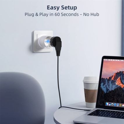 Immax NEO 07812L - Умен контакт E 3500W Tuya Wi-Fi
