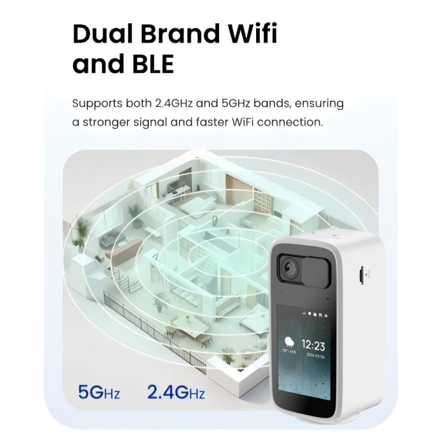 Immax NEO 07814L - Интелигентна вътрешна камера със сензор 4 MP, 5V, Wi-Fi