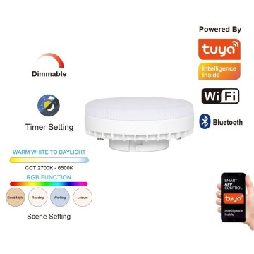 Immax NEO 07816L - Димируема LED крушка RGB+CCT GX53/8W/230V Wi-Fi Tuya