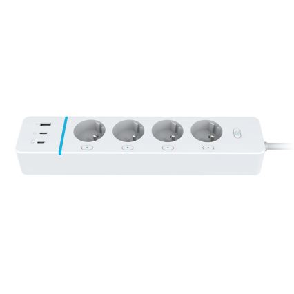 Immax NEO 07821L - Умен удължител NEO LITE 4x AC + 1x USB + 2x USB-C Tuya Wi-Fi