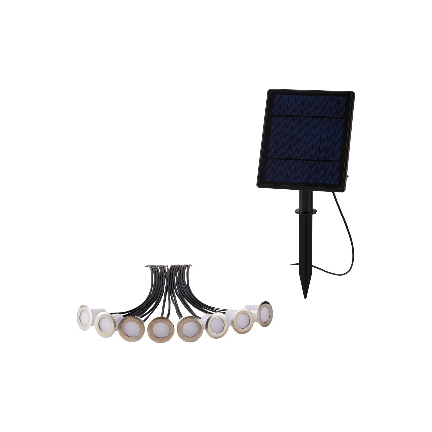 Immax NEO 07905L - LED RGB Димируема соларна лампа ESTRELAS 8xLED/0,25W/5V IP65 Tuya 2200 mAh