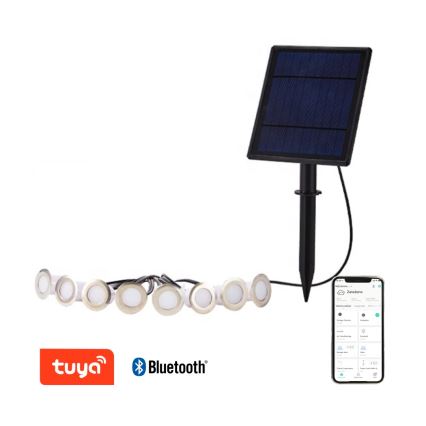Immax NEO 07905L - LED RGB Димируема соларна лампа ESTRELAS 8xLED/0,25W/5V IP65 Tuya 2200 mAh