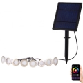 Immax NEO 07905L - LED RGB регулируема соларна лампа ESTRELAS 8xLED/0,25W/5V IP65 Tuya 2200 mAh