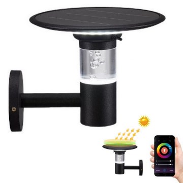 Immax NEO 07907L - LED RGB+CW/W Регулируемо соларно стенна лампа BUBBLES LED/2W/5,5V IP54 Tuya 4000 mAh