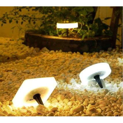 Immax NEO 07910L - LED RGB Димируема соларна лампа със сензор NEO LITE LED/1W/5V кръгла IP54 Tuya 1300 mAh
