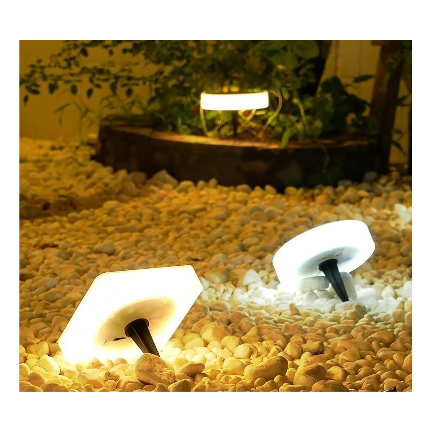 Immax NEO 07910L - LED RGB Димируема соларна лампа със сензор NEO LITE LED/1W/5V кръгла IP54 Tuya 1300 mAh