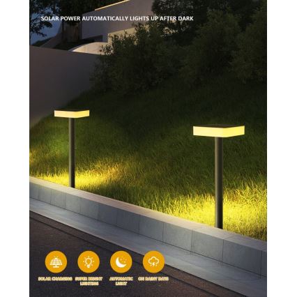 Immax NEO 07911L - LED RGB Димируема соларна лампа със сензор NEO LITE LED/1W/5V ъглов IP54 Tuya 1300 mAh