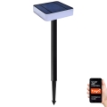 Immax NEO 07911L - LED RGB регулируема соларна лампа със сензор NEO LITE LED/1W/5V квадратна IP54 Tuya 1300 mAh