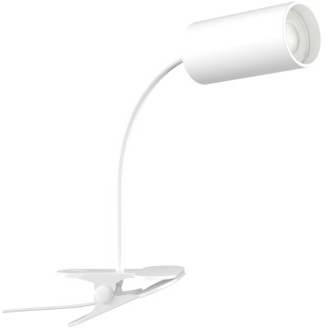 Immax NEO 08294L - Гъвкава лампа с щипка PUNTO 1xGU10/9W/230V бяла