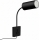 Immax NEO 08295L - Стенна лампа с USB PUNTO 1xGU10/9W/230V черна