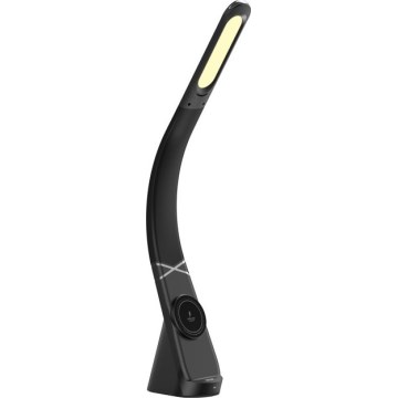 Immax NEO 09110L - Димируема LED настолна лампа с безжично зареждане MAGIC LED/5W/230V черна