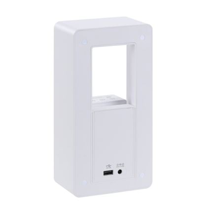 Immax NEO 09113L - настолна LED лампа с будилник и функция за зареждане CALM LED/3,5W/5V