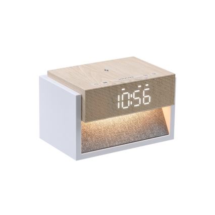 Immax NEO 09114L - LED настолна лампа с будилник и зареждане CALM LED/1,2W/5V