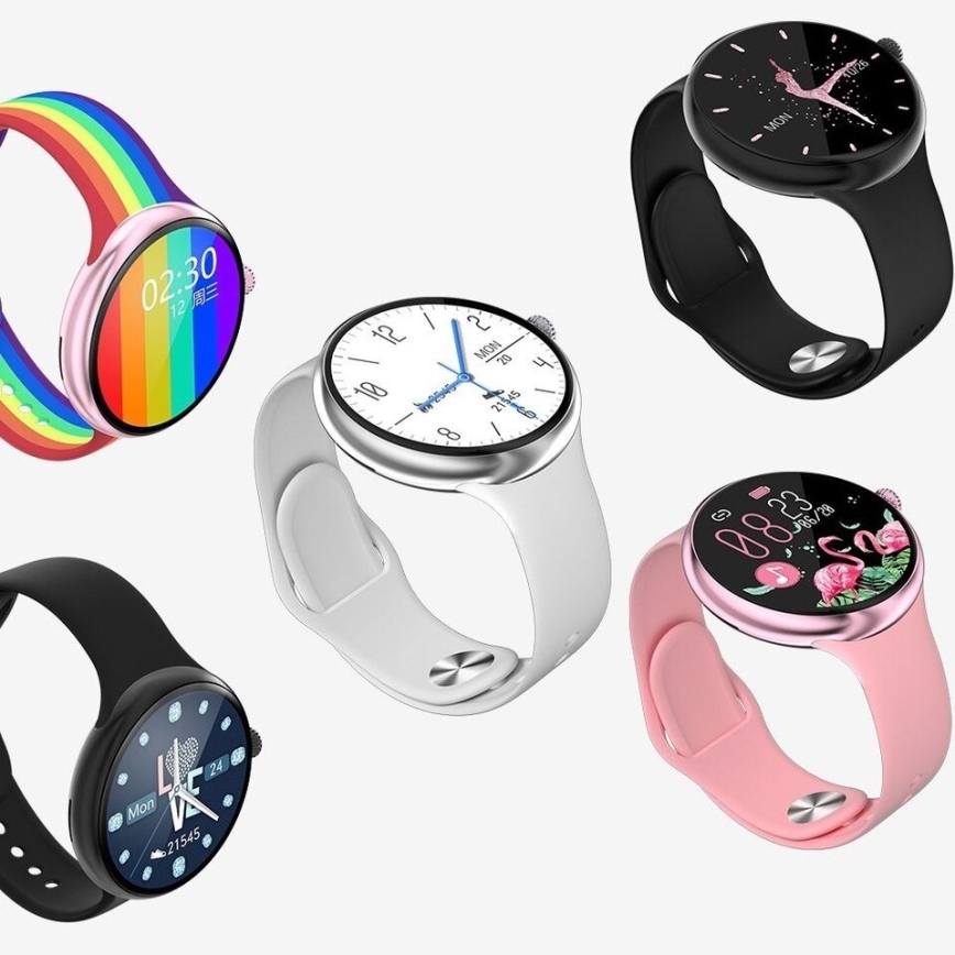 Immax NEO 9040 - Смарт часовник Lady Music Fit 300 mAh IP67 розов