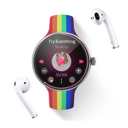 Immax NEO 9040 - Смарт часовник Lady Music Fit 300 mAh IP67 розов