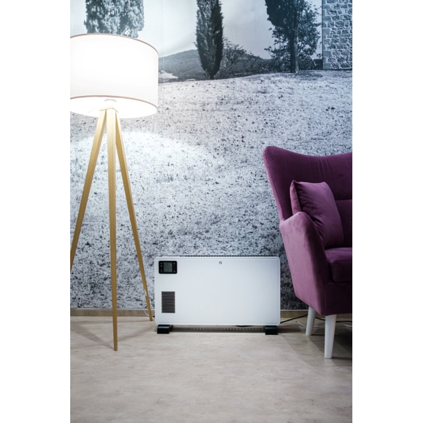 Immax NEO 07760L - Електрически конвектор 1000/1300/2300W LCD/таймер/TURBO/термостат Wi-Fi Tuya + д.у.