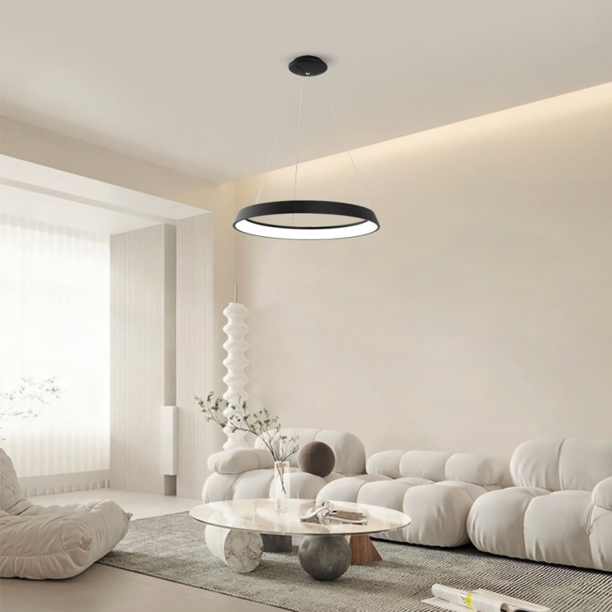 Immax NEO - LED Димируем висящ полилей LIMITADO LED/39W/230V 60см черен Tuya