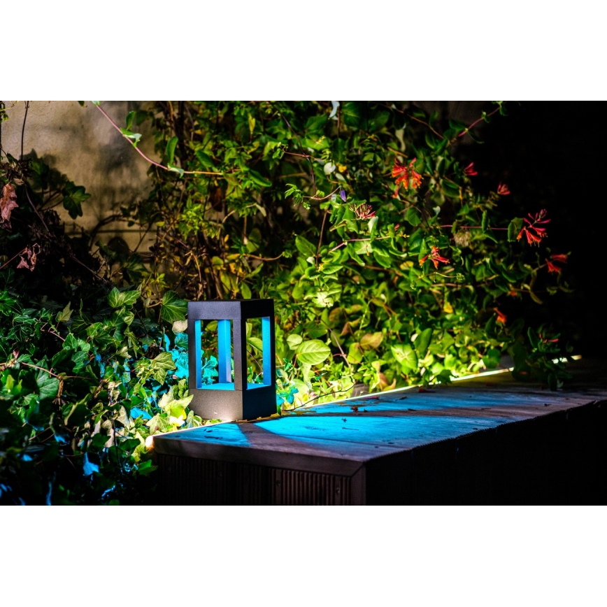 Immax NEO 07902L - LED RGB+CCT Димируем екстериорен лампа NEO LITE CUBE LED/10W/230V 2700-6500K IP67 Wi-Fi Tuya черен