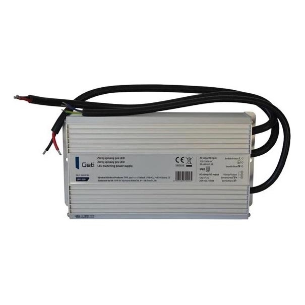 Импулсно захранване за LED ленти 250W/12V IP67