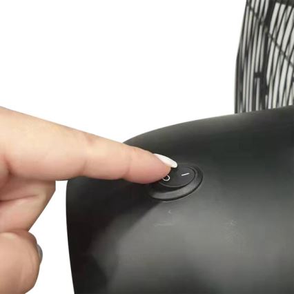 Индустриален подов вентилатор 190 W/230 V, 187 см, черен
