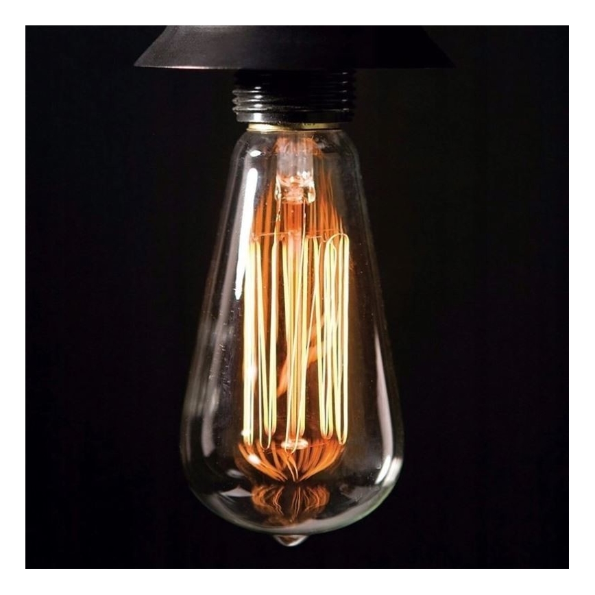 Индустриална декоративна димируема крушка SELEBY ST64 E27/60W/230V 2200K